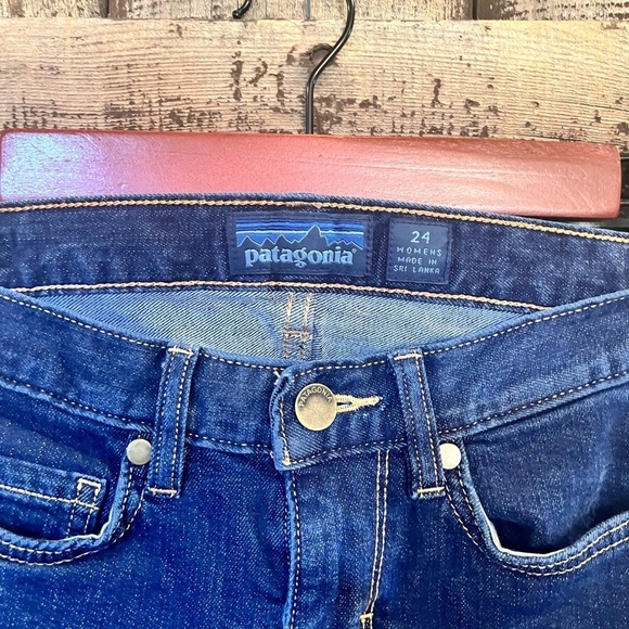 PATAGONIA-Women’s Skinny Jeans Dark Denim 5 -Pocket Size 24 - Picture 5 of 8